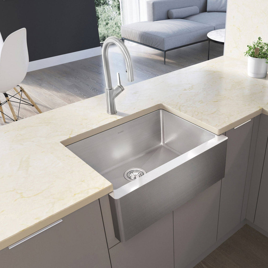 Classic Steel Pull Down Single Handle Kitchen Faucet D66709
