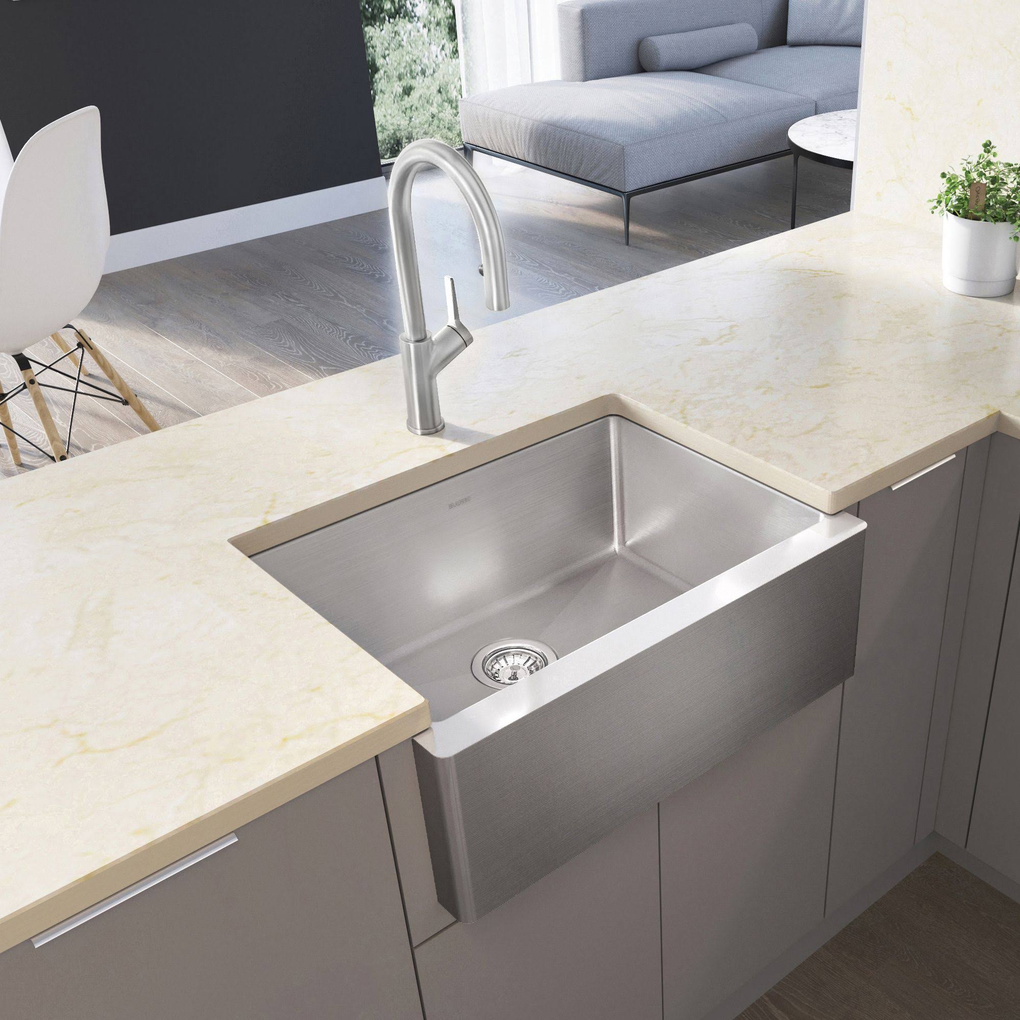 Classic Steel Pull Down Single Handle Kitchen Faucet D66709