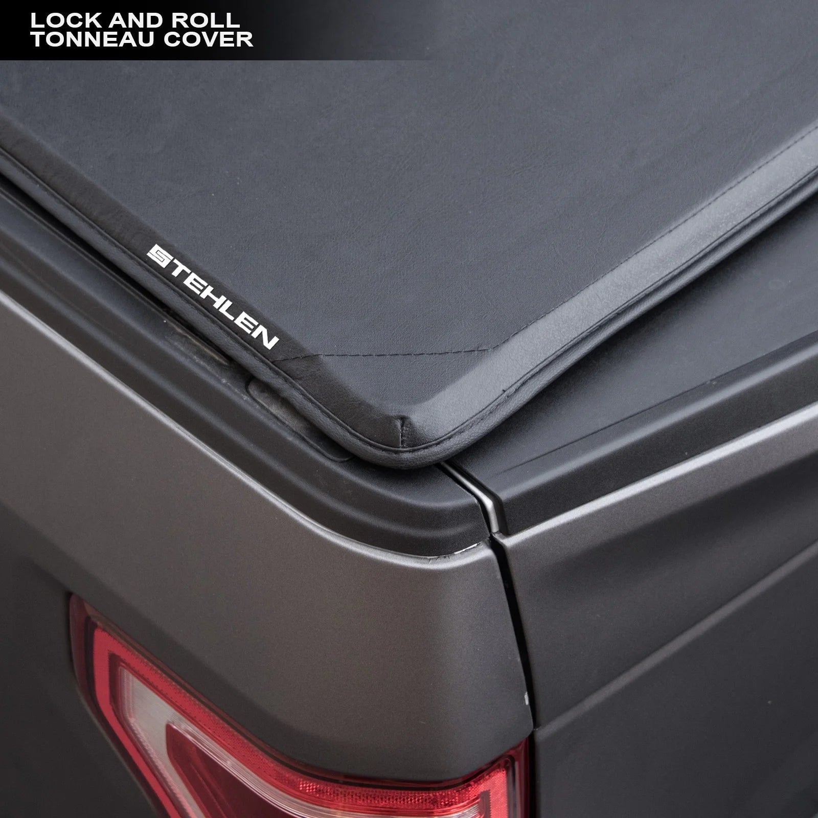 Black Lock And Roll Up Tonneau Cover O1062