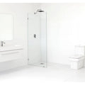 Frameless Shower Door, Brushed Nickel W490614