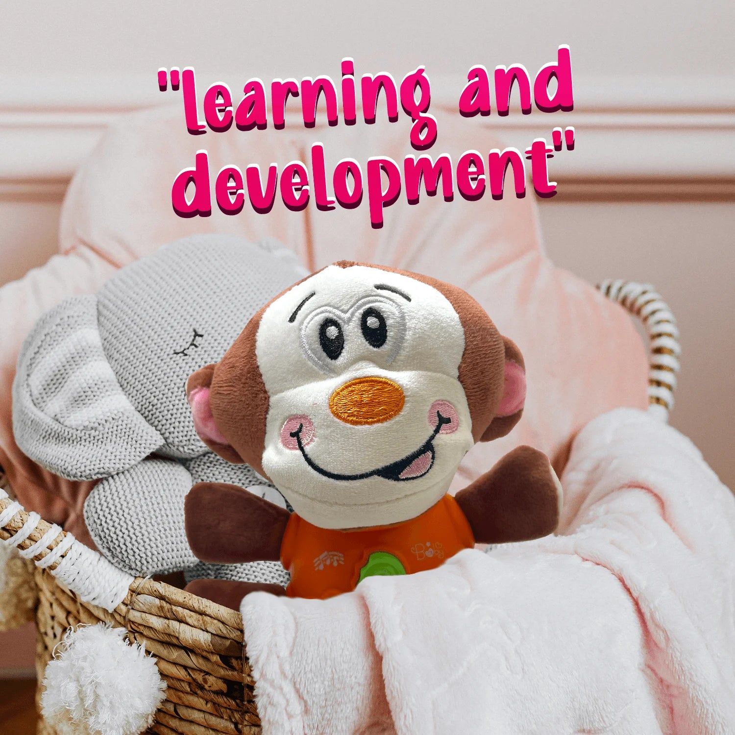 Plush Monkey Baby Toy U792019
