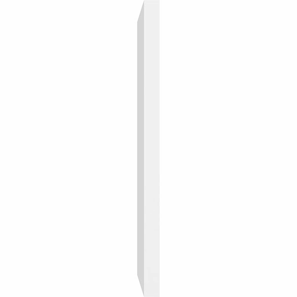 PVC Gable Vent with Brickm U29542