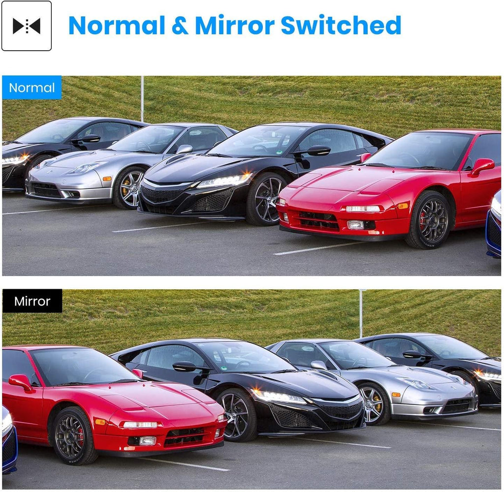 720P Digital Wireless Backup Camera with 2 Cameras and 5 TFT Monitor M2540