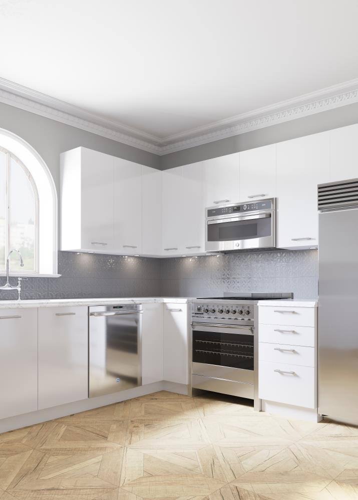 White Gloss Wall Cabinet I473