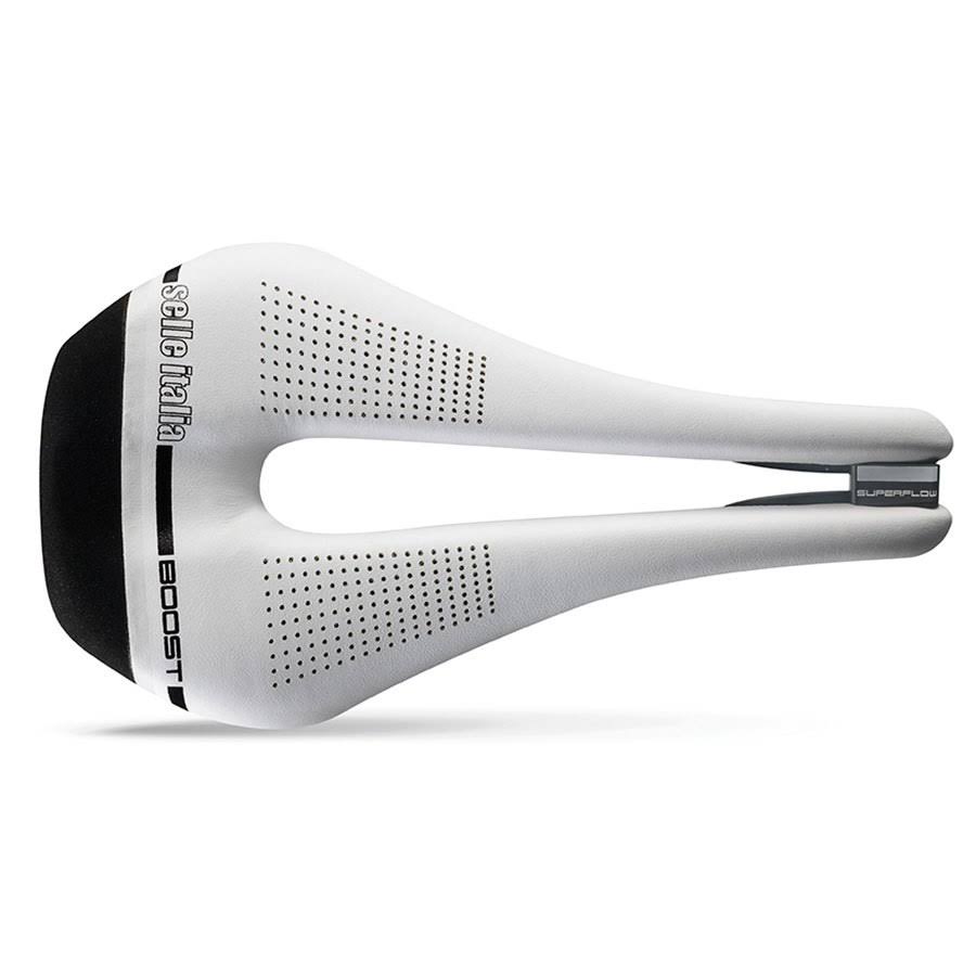 White Superflow Saddle B144