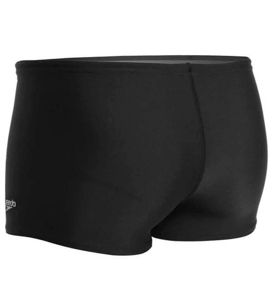 Speedo Black 36 Waist Square Leg Swim Trunk M603