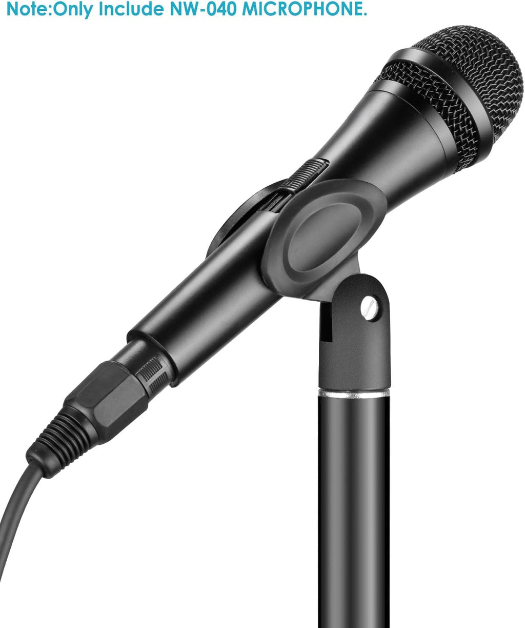 Black Cardioid Dynamic Microphone with XLR Cable, Pack of 2 E501166