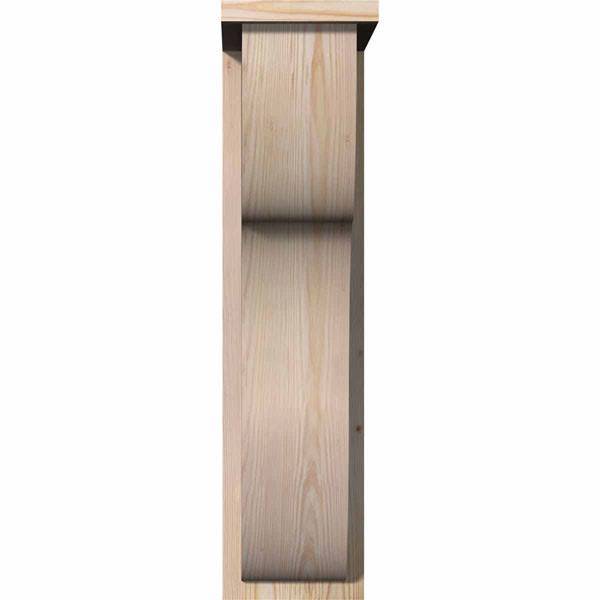 Carmel Smooth Corbel w/Backplate, Douglas Fir Y4863