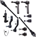 11pcs Suspension Kit with Ball Joint Tie Rod End Pitman Idler Arm Bracket Assembly M321363
