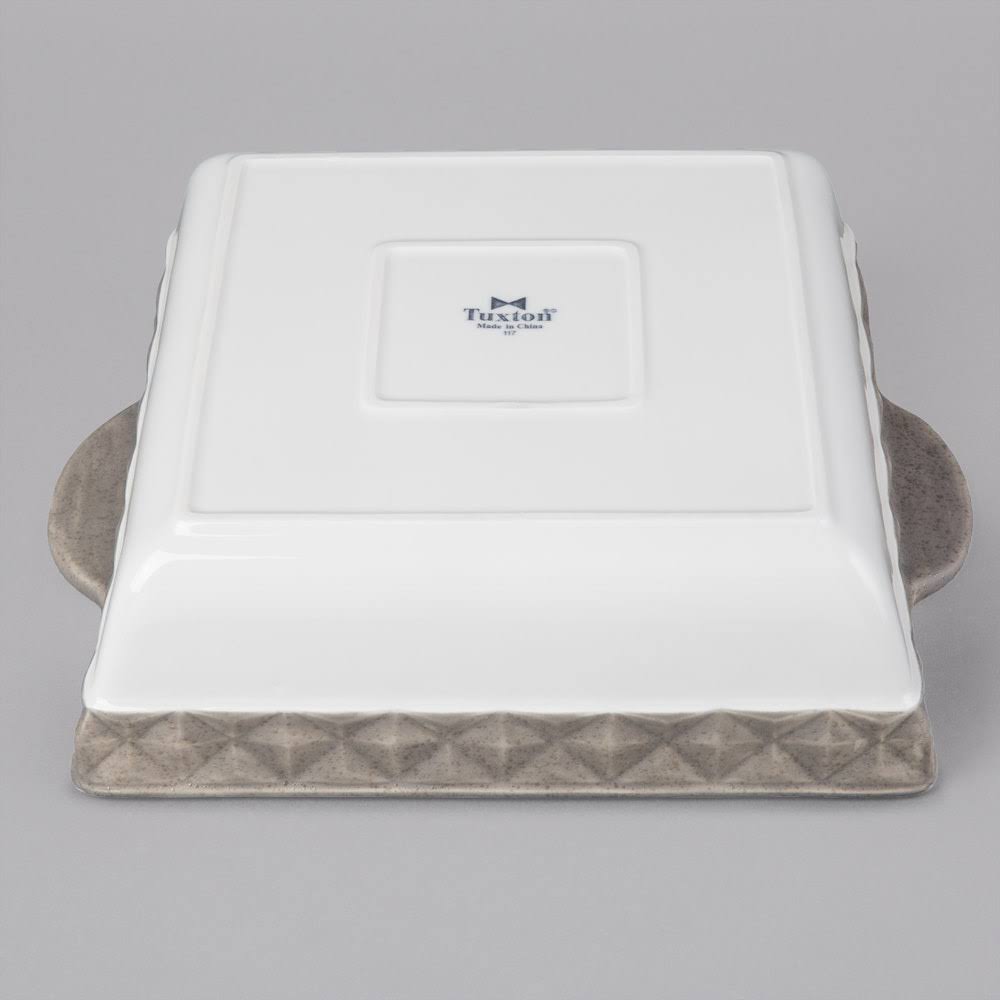 Black Truffle Band Square China Casserole Dish G126