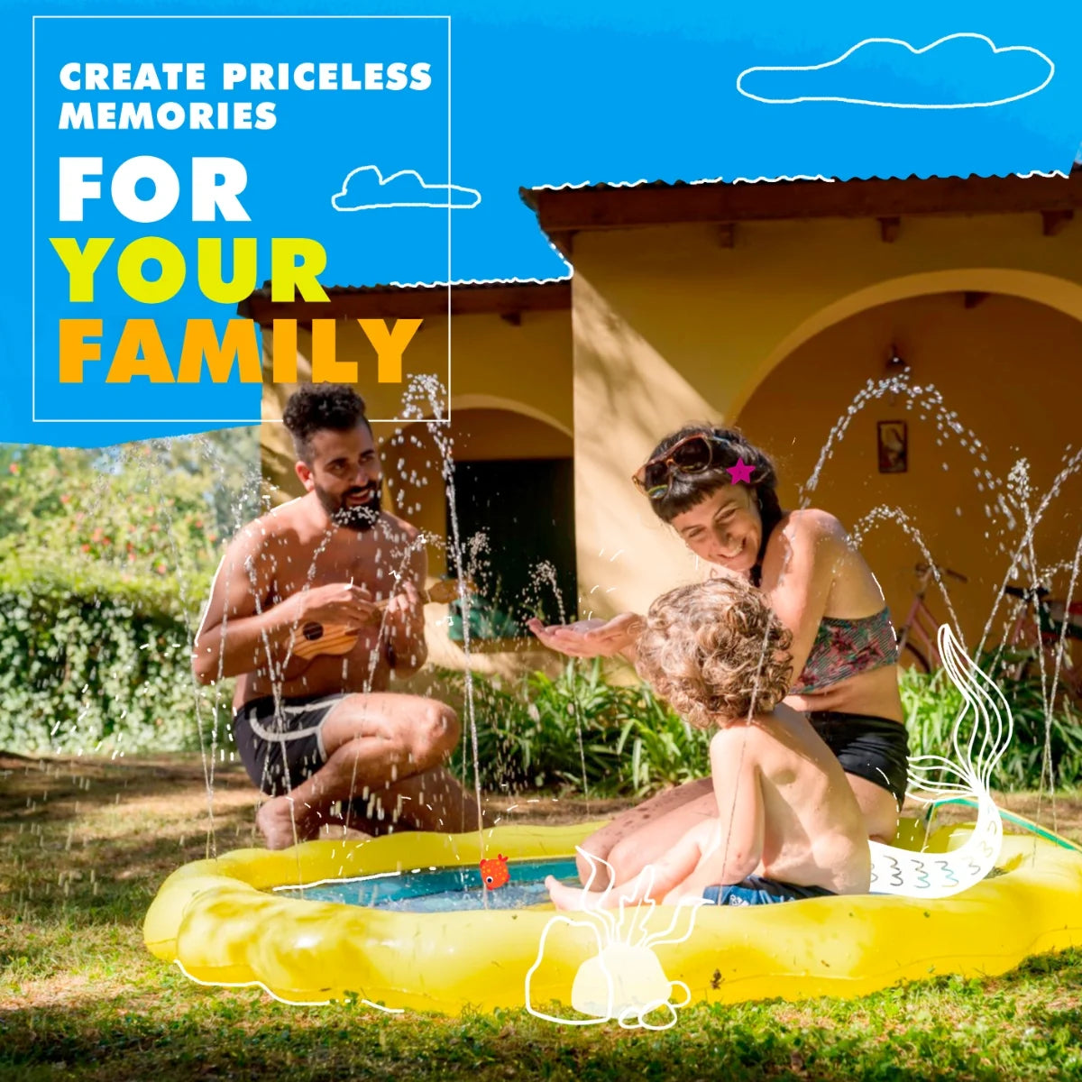 Splash Pad and Sprinkler for Kids V42690