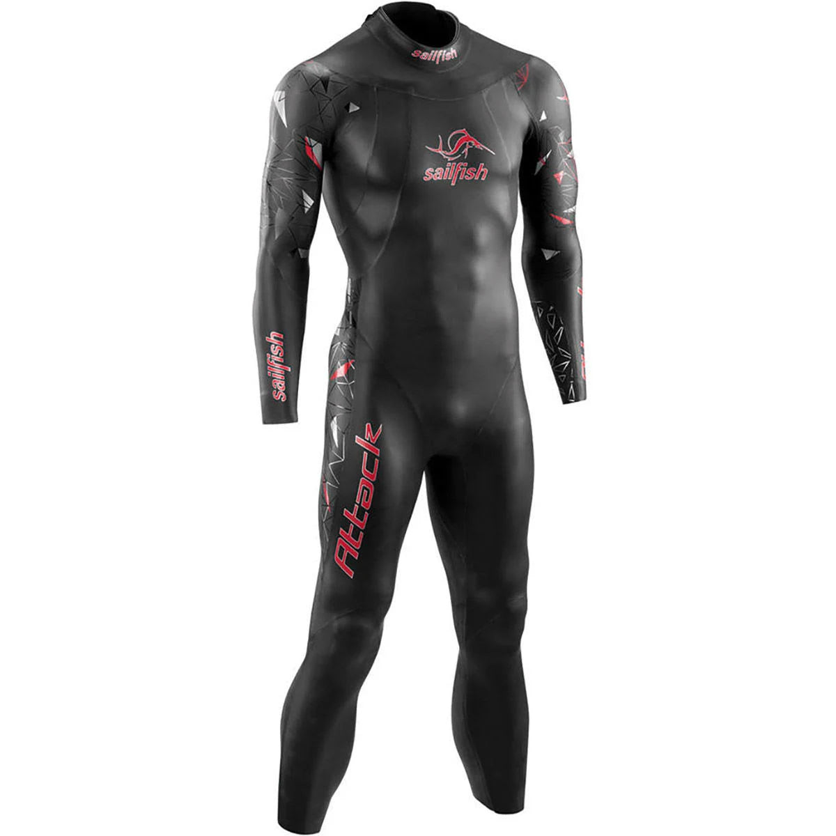 Black Red Wetsuit I6405