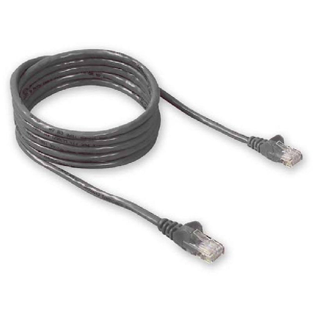 Snagless Patch Cable RJ45 Connectors 25 ft. Gray W695264