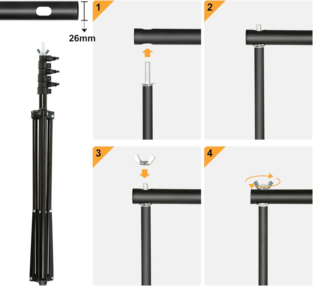 Adjustable Background Support Stand with Carry Bag N723048