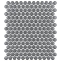Matte Dark Grey Porcelain Mosaic Tile (15.94 Sq. ft./Case) A108641