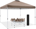 10X10FT Pop Up Canopy Tent with Wheeled Bag J817