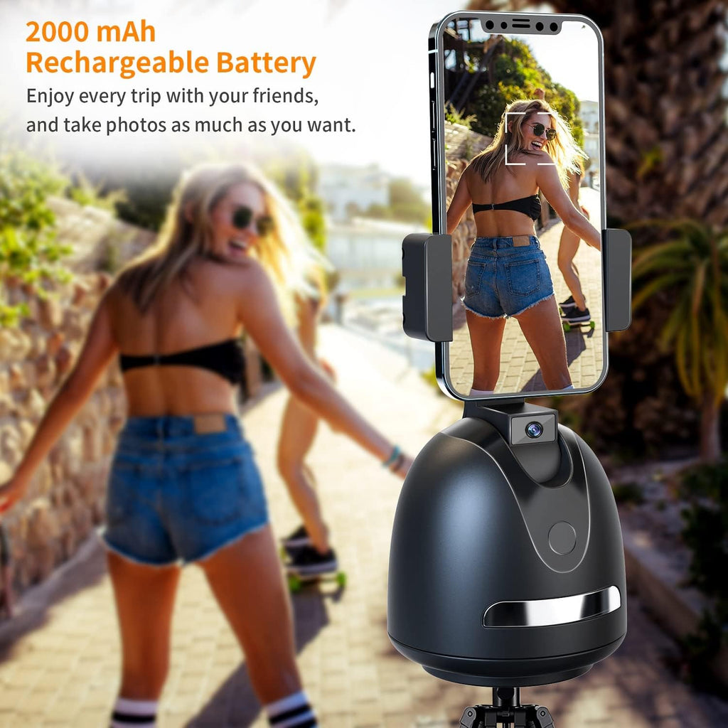 AI Smart Tracking Phone Holder with Built-in Battery P43281