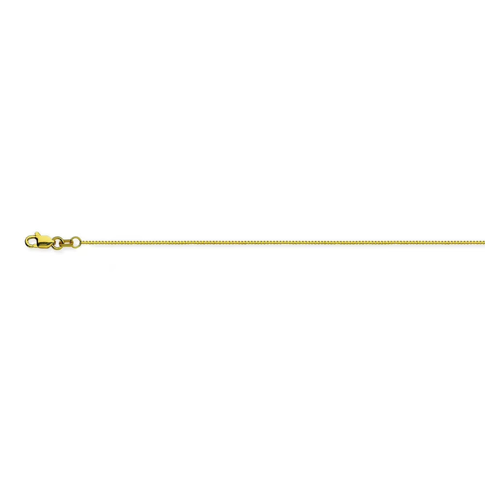 10K Yellow Gold 0.73 Box Chain K135