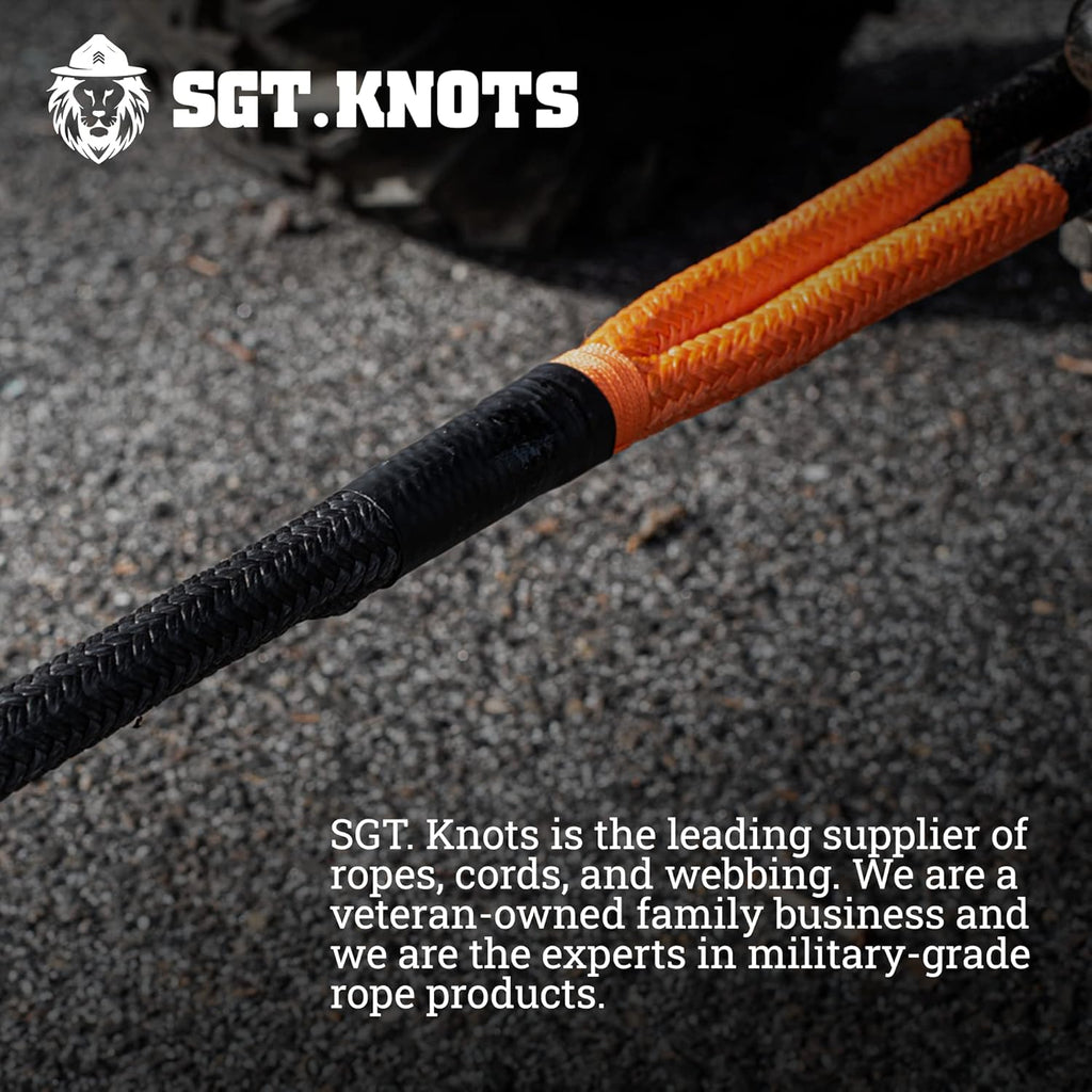 7/8" x 30 ft Nylon Recovery Rope with Reinforced Loops Z2873