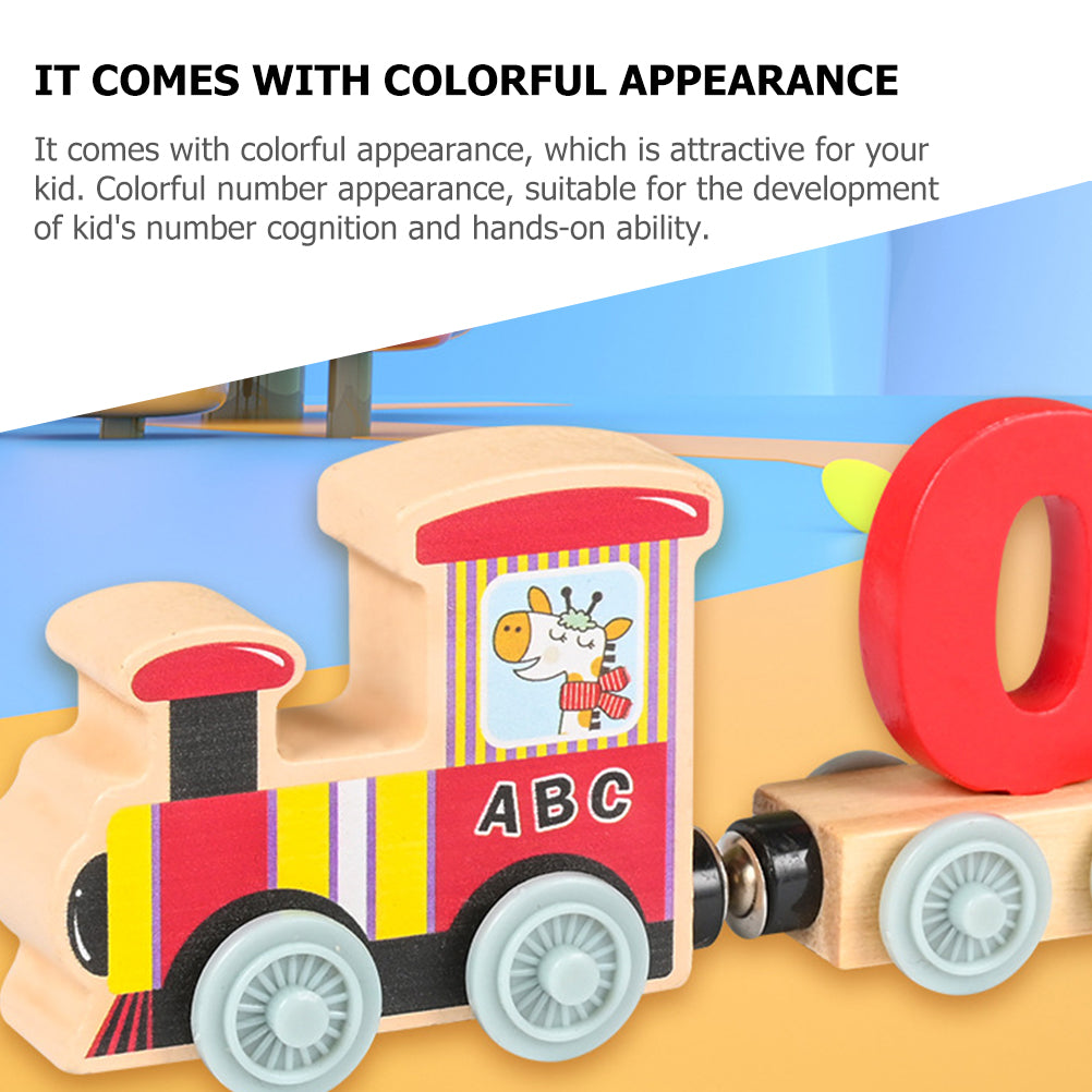 Wood Train Magnetic Toddler Toy Z605
