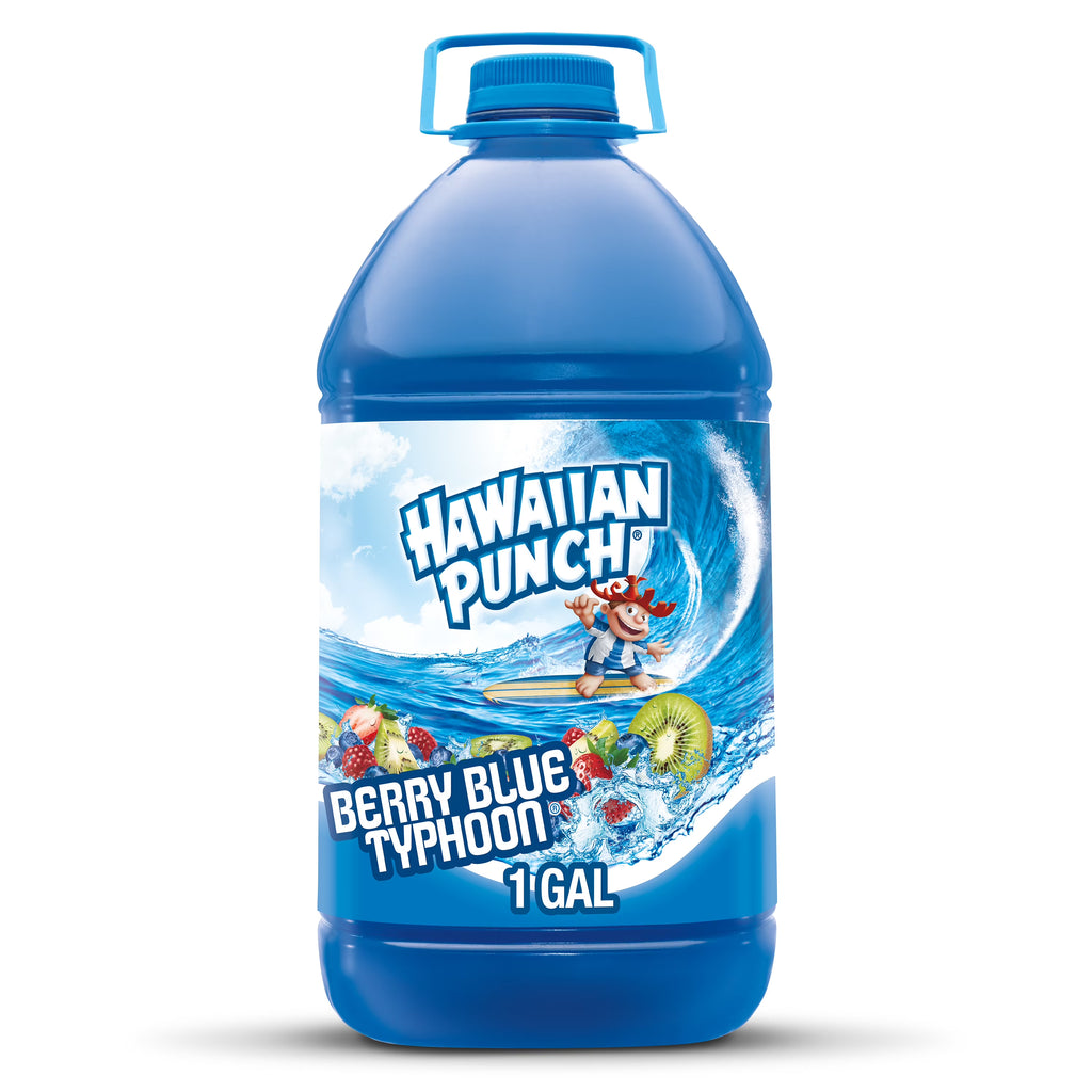 Berry Blue Typhoon Juice Drink, 1 gal bottle W150