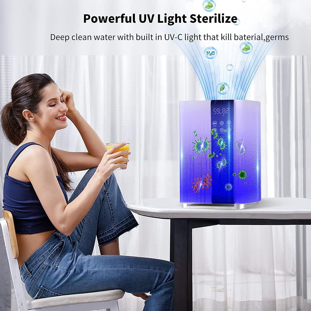 5L Cool and Warm Mist Top Fill Humidifier (White) P442