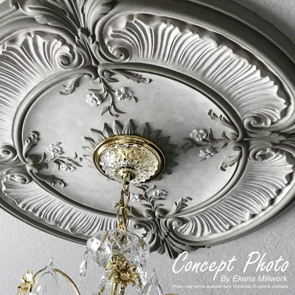 Carlsbad Ceiling Medallion Hand-Painted Night Shade O50949