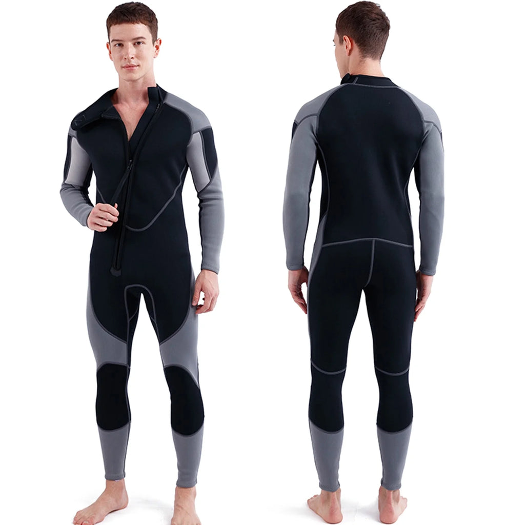 3mm Neoprene Front Zip Full Body Diving Suit H97421