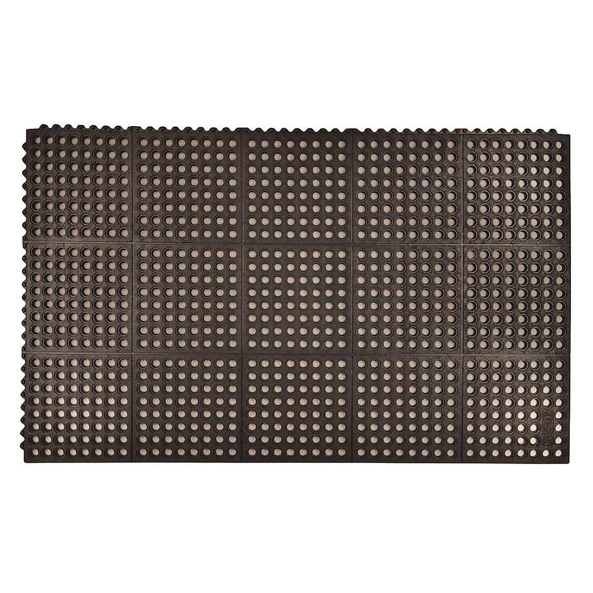 Black Interlocking Drainage Mat H217506