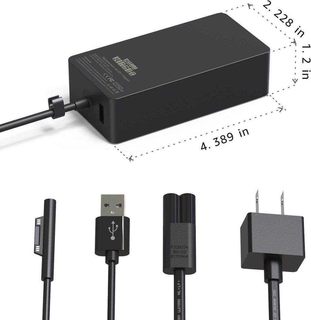 127W 15V 8A Power Adapter with Carrying Case N33447