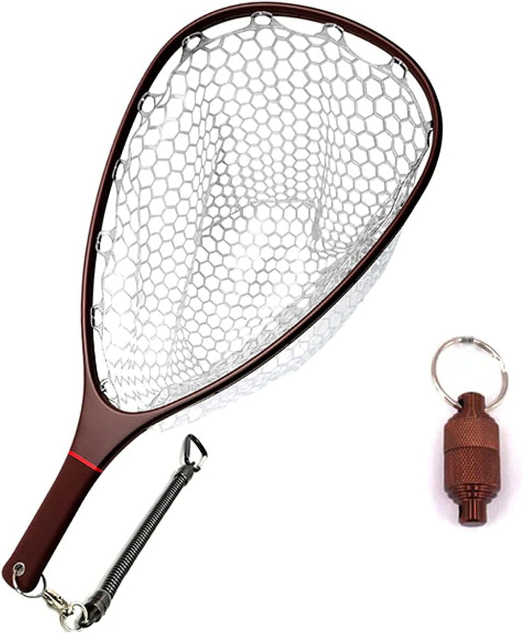 Floating Fishing Net Carbon Fiber Landing Net Clear Rubber Ghost Net Pack of 2 I83355