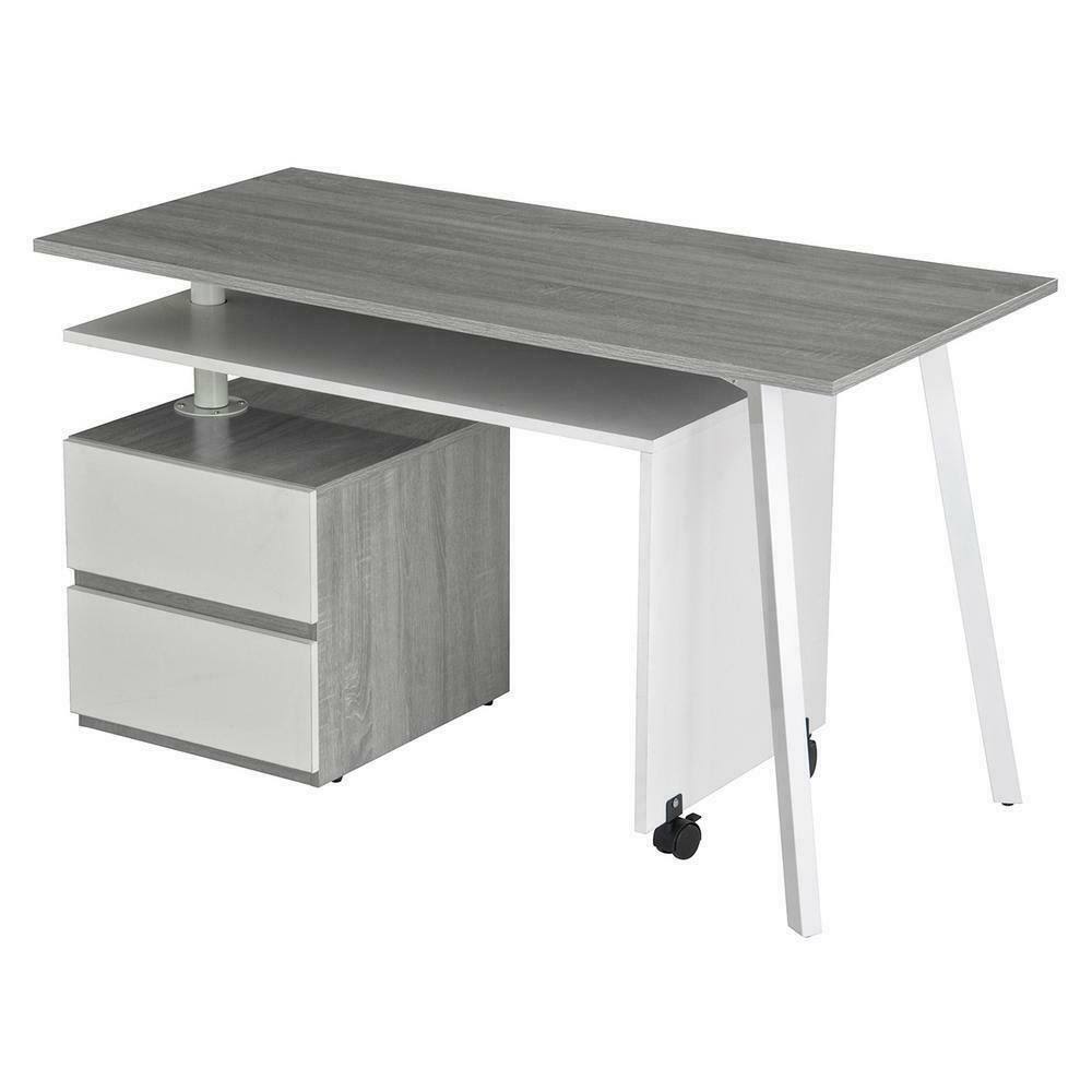 Gray Rotating Multi-Positional Desk N39819