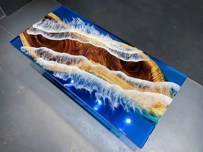 Large Epoxy Resin Dining Table (48 x 24 Inches) P841588