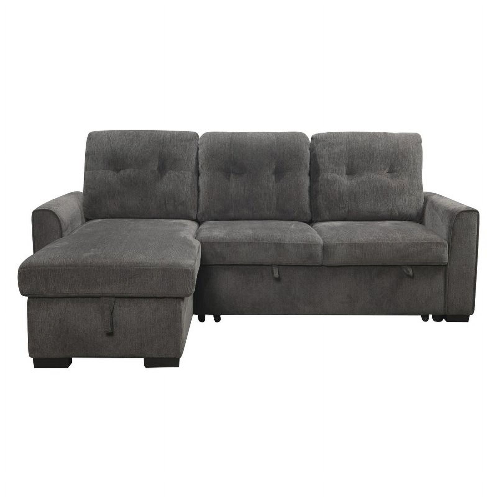 Dark Gray Reversible Sectional P75152