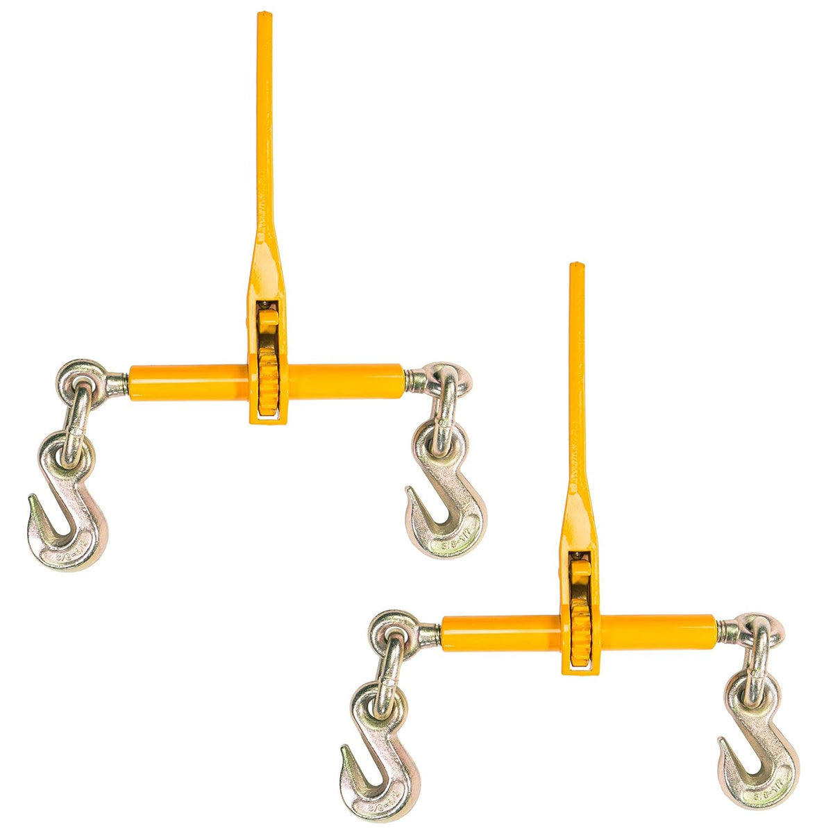 Ratchet Load Binder 3/8 Inch x 1/2 Inch 12,000 Pound Working Load Limit 2 Pack R206956
