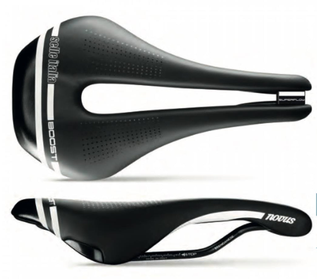 White Superflow Saddle B144