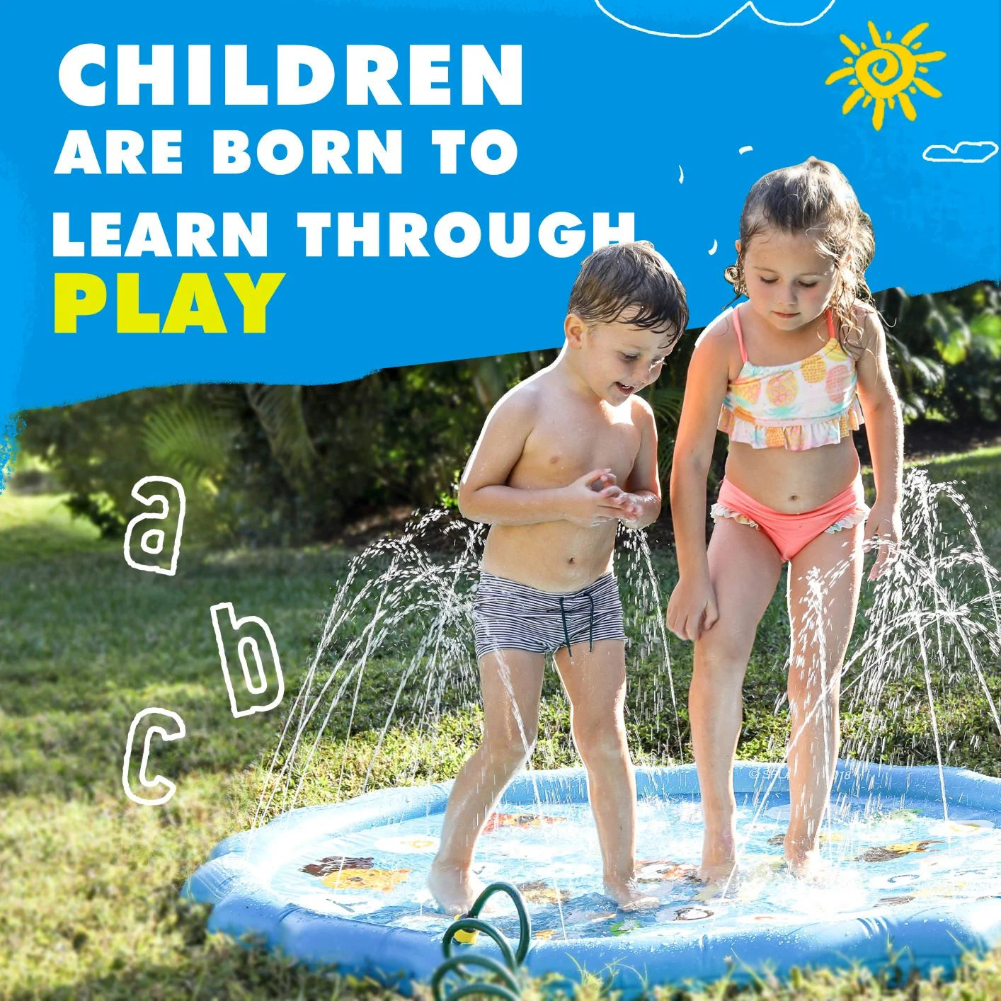 Splash Pad and Sprinkler for Kids V42690