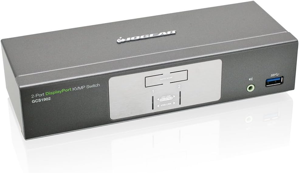2-Port 4K UHD DisplayPort KVMP Switch with USB 3.0 Hub L544