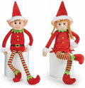 Poseable Plush Christmas Elves C297958