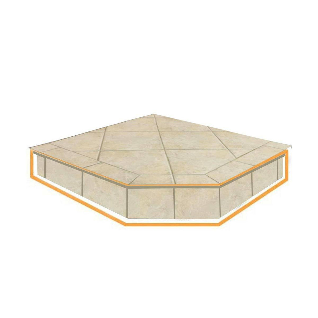 40'' x 40'' Hearth Pad Riser S209