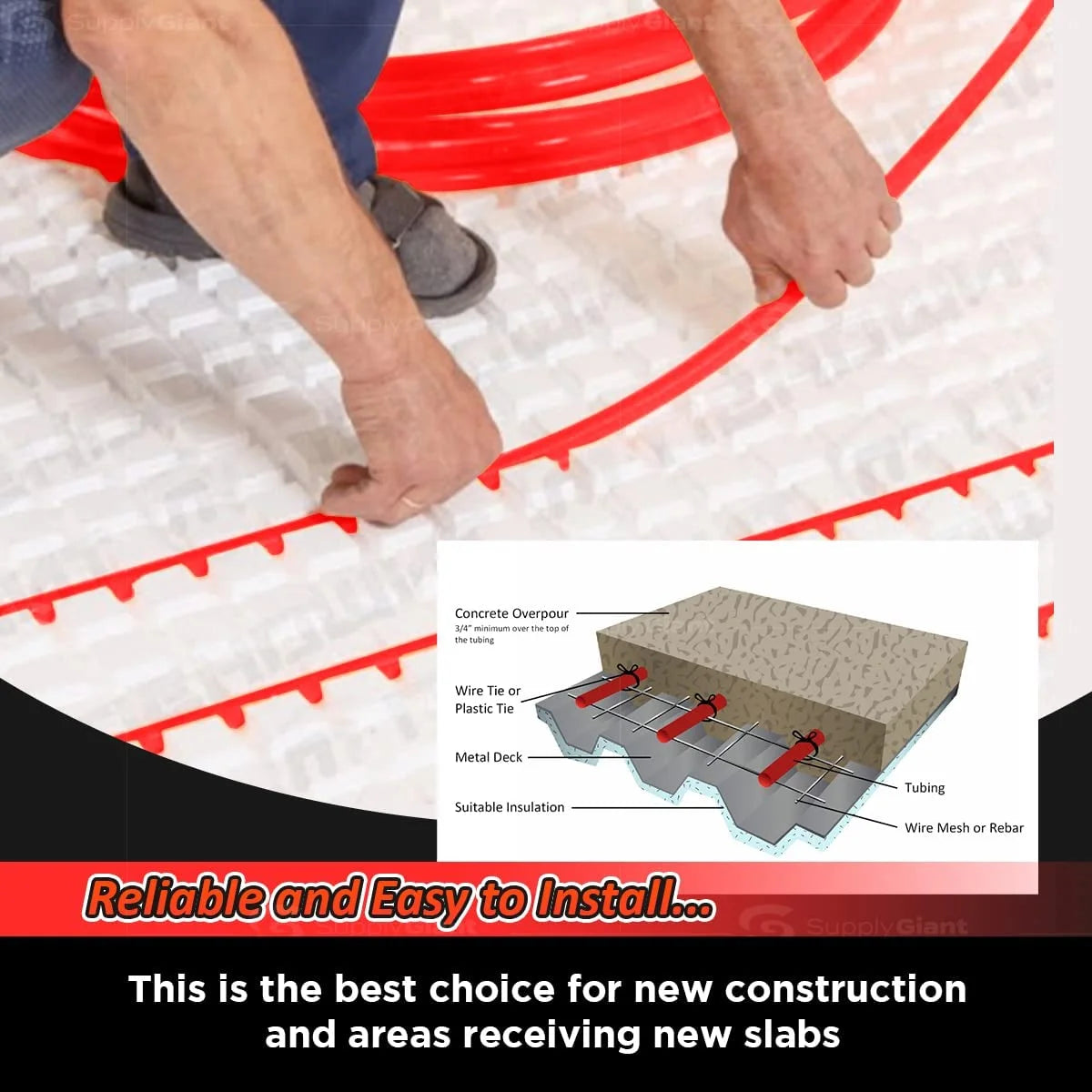 3/4 In. X 500 Feet Red PEX Tubing S481