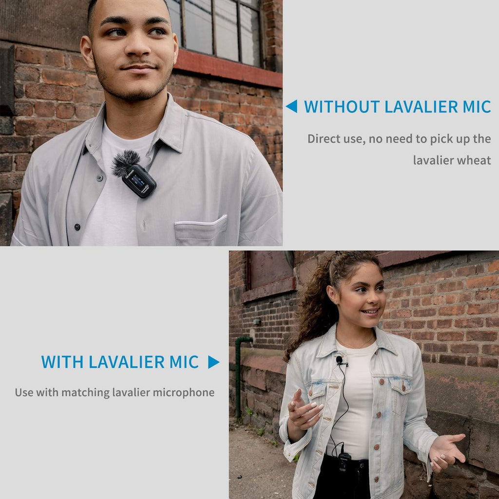 Wireless Lavalier Microphone with Charging Case V13304