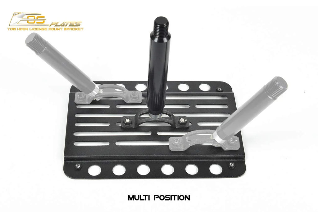 Replacement Front Bumper Tow Hook License Plate Relocator Mount Bracket V5033