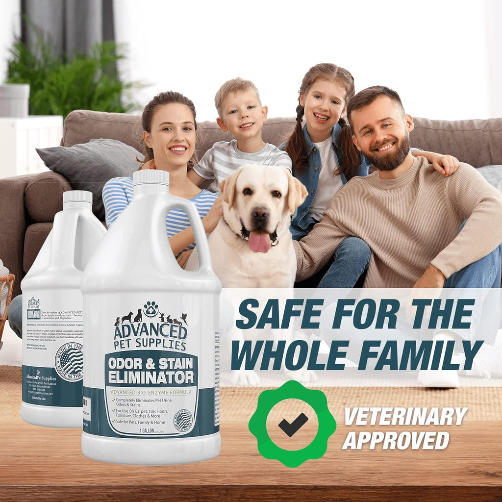 Enzyme Pet Stain and Odor Remover Carpet Cleaner, Gallon Refill Pack of 2 G66524