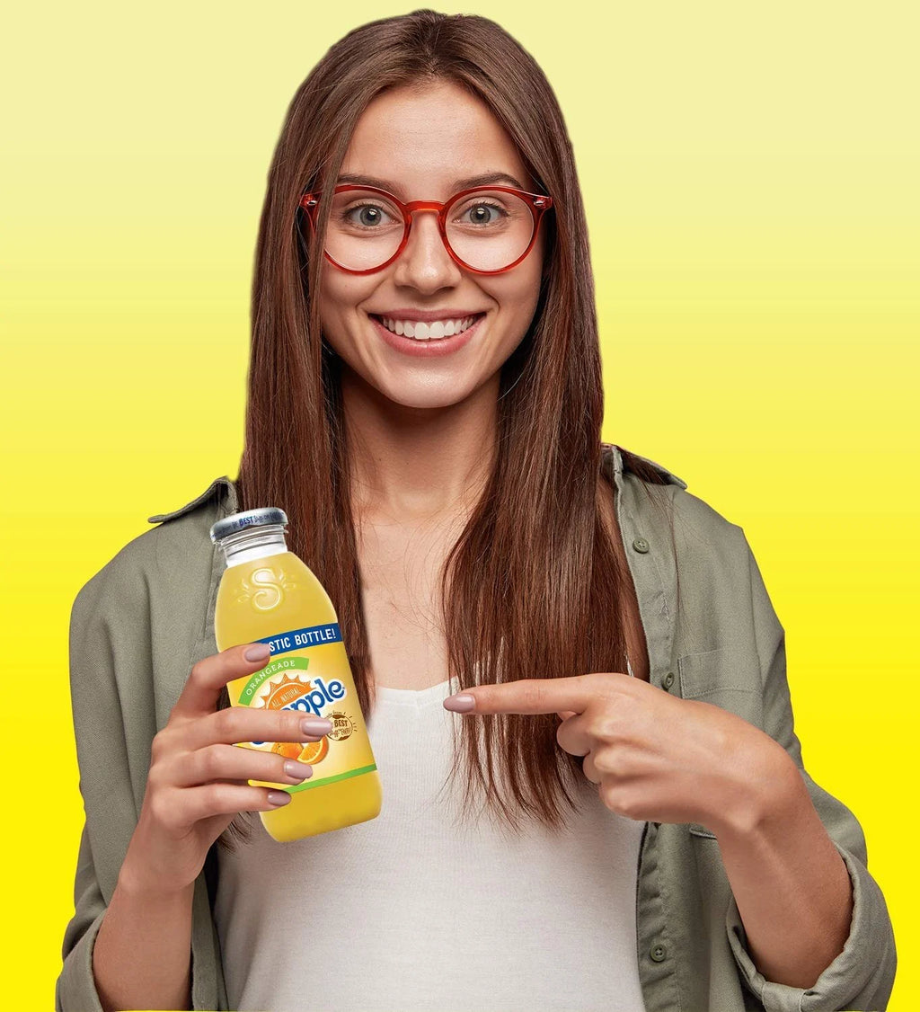 Orangeade 16 fl oz 24 Plastic Bottles Q764
