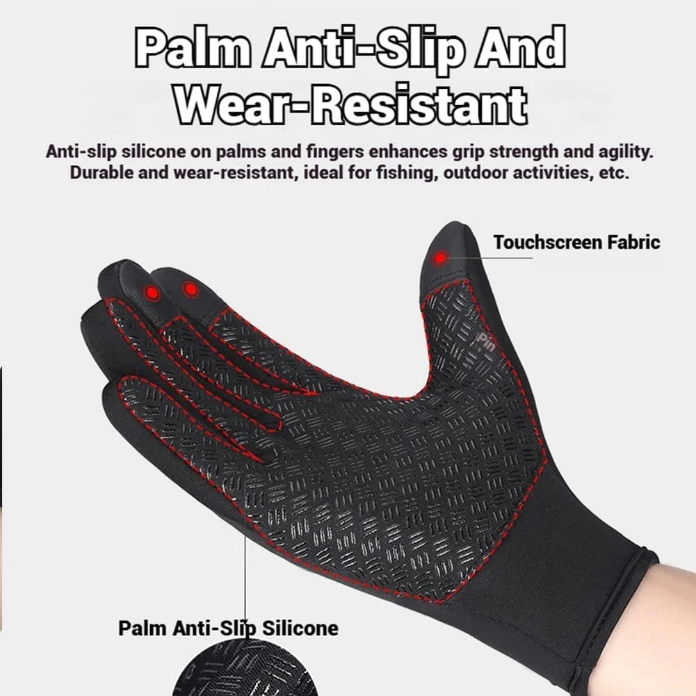 Waterproof Windproof Thermal Touchscreen Winter Gloves with Non-Slip Grip Z84319