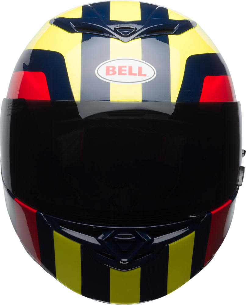 Gloss Hi-Viz Yellow Navy Red Helmet Size Small Y778
