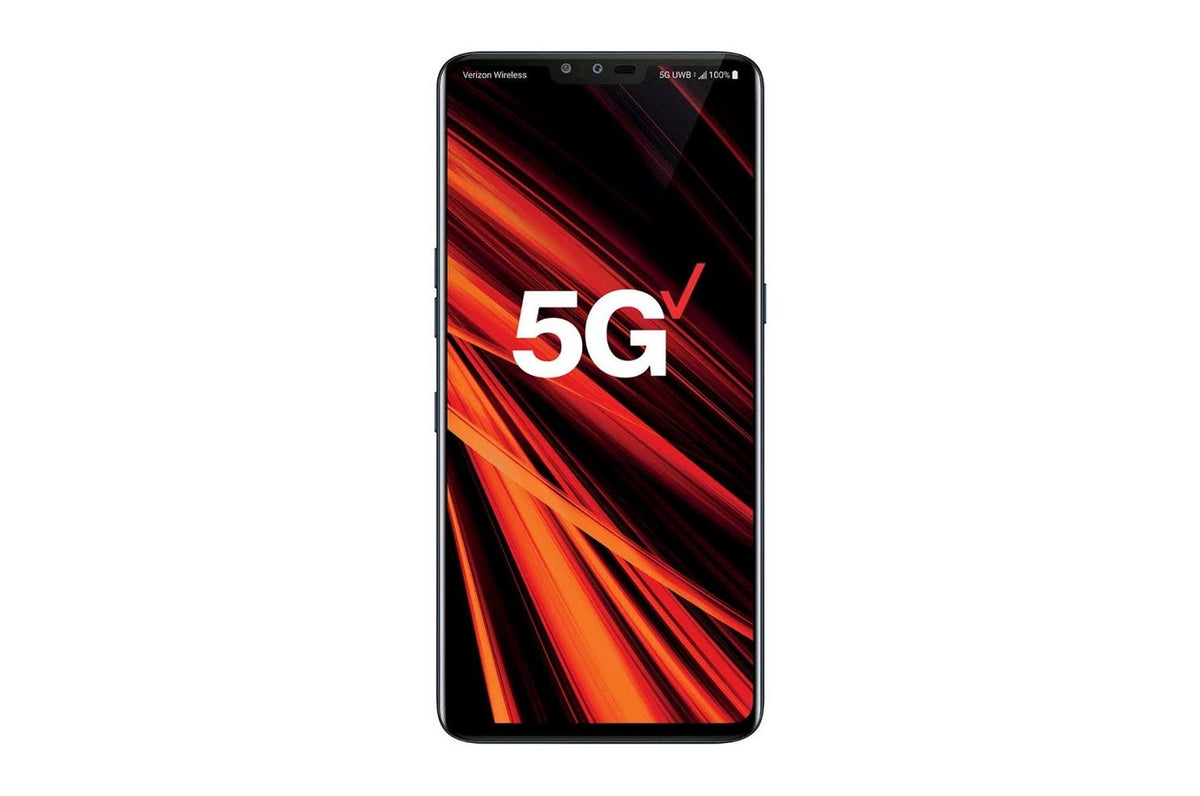 Refurbished LG V50 ThinQ Unlocked Black 128 GB Smartphone D489484