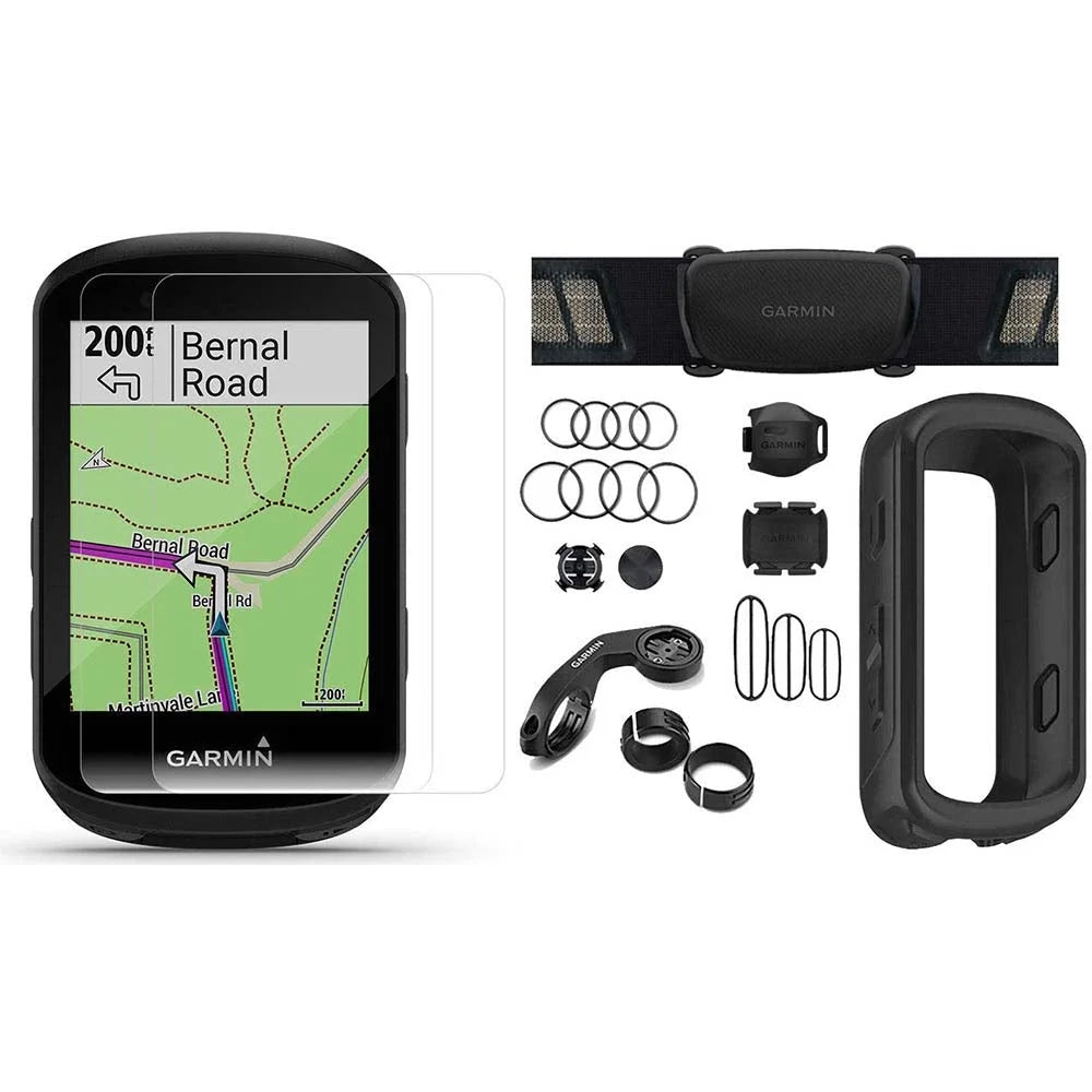 Bike Computer Bundle with Black Silicone Case & Screen Protectors (x2) Z69243
