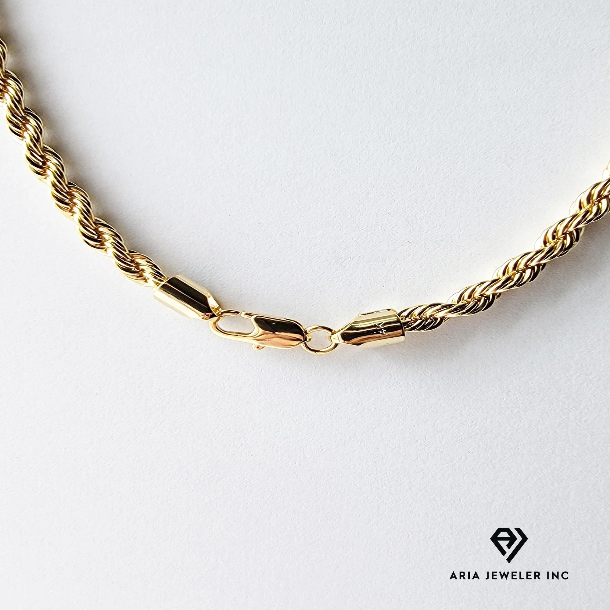 14k Bonded Gold Necklace with Infinity Cross Pendant L480006